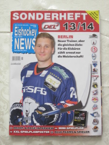 Die "Eisbären-Titelseite" des neuen DEL-Sonderheftes von Eishockey NEWS