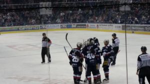 Torjubel Eisbären Berlin. (Foto: eisbaerlin.de/Walker)